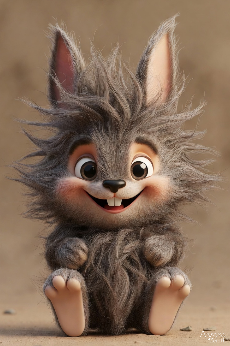 Cute Fluffy Bunny Phone Wallpaper