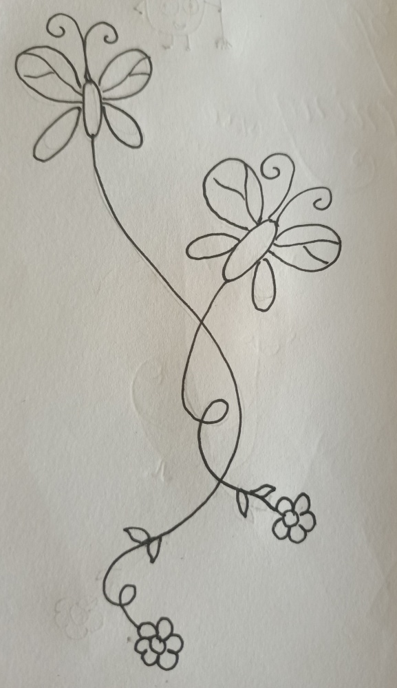 Sketch made by hand and uploaded to AI to create the a photo realistic image