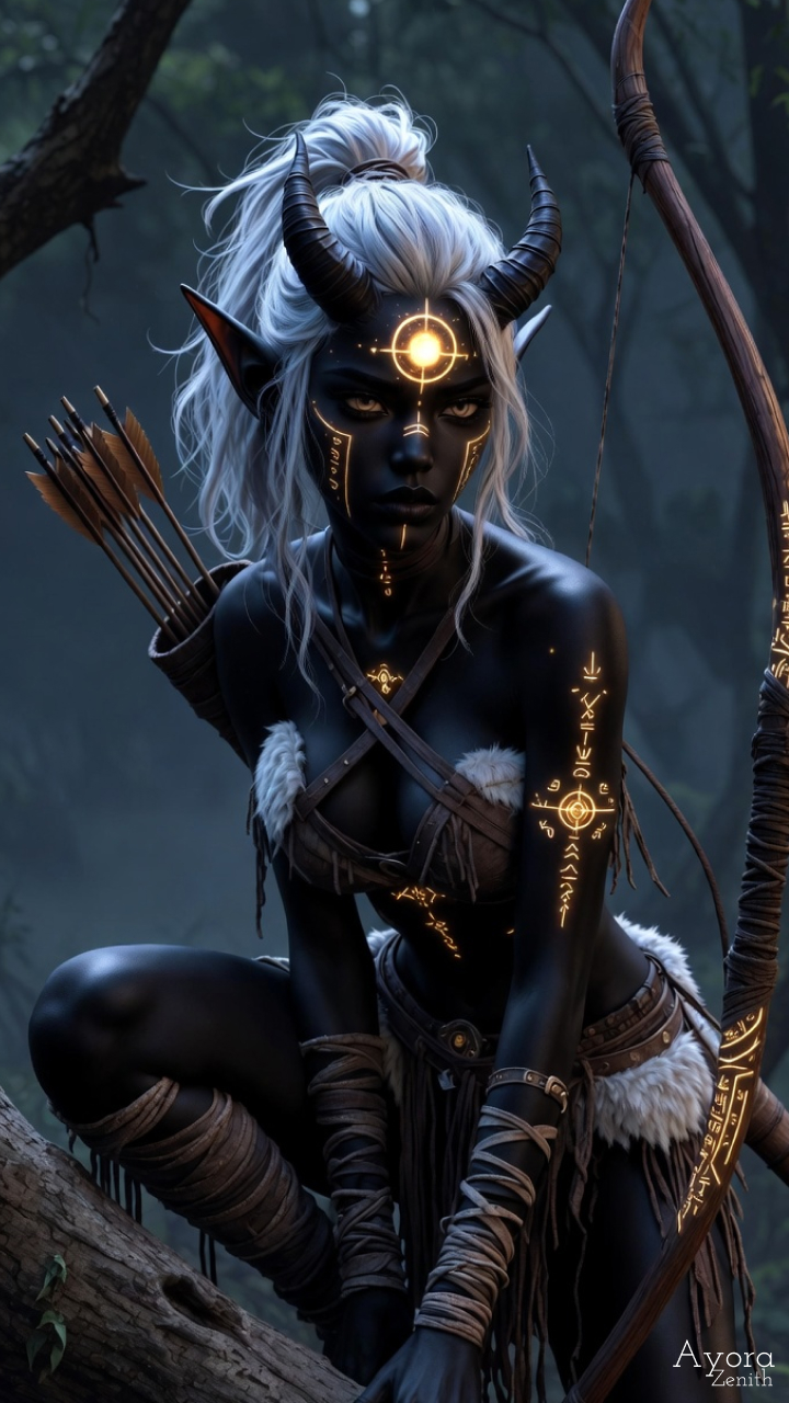 Obsidian Elven Archer Live Wallpaper & Still